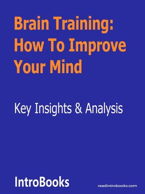 cover image of Brain Training